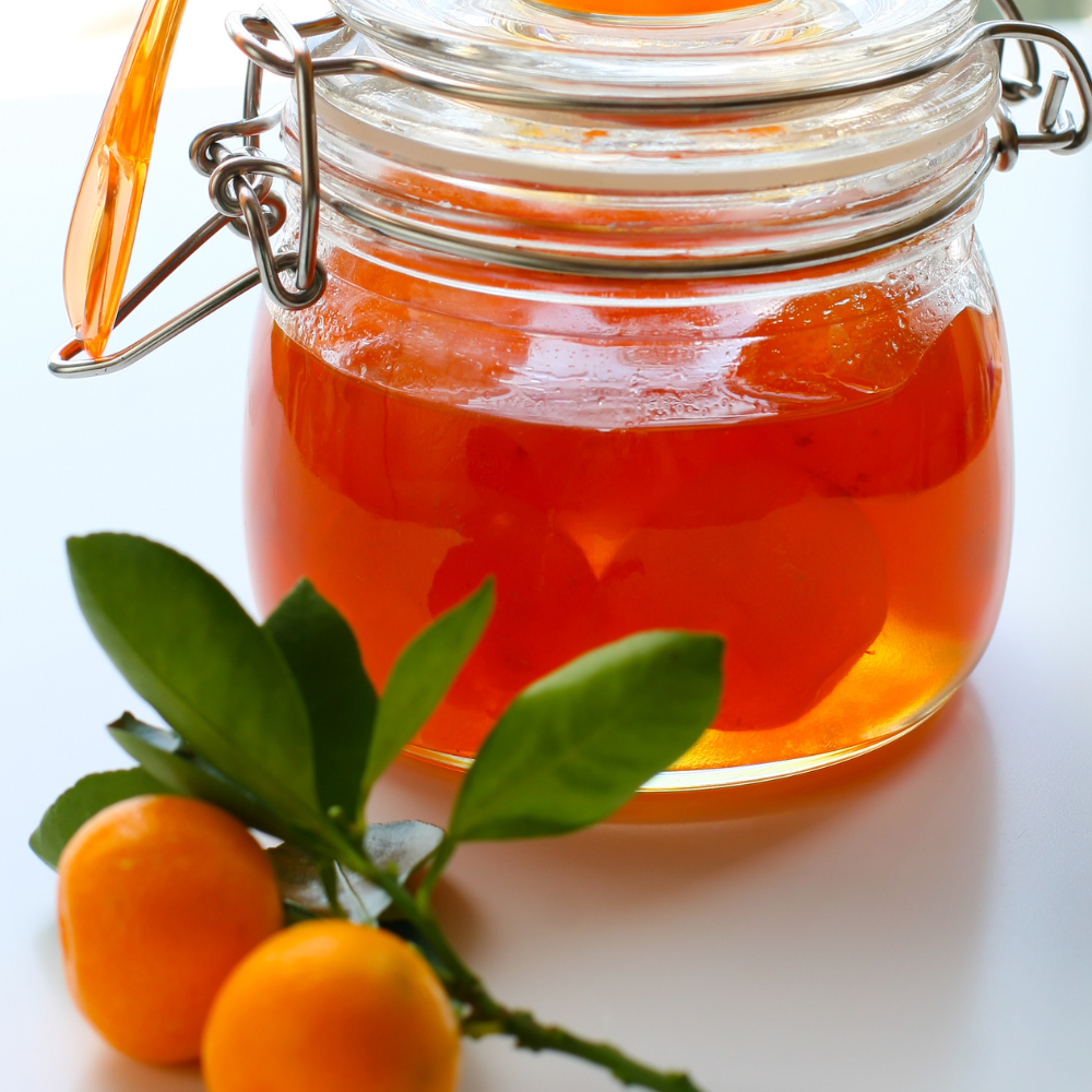 Savoureux dessert préparé avec des calamondins bien mûrs, apportant une touche exotique