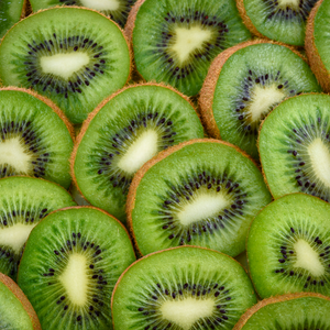 Chair verte et sucrée des kiwis Hayward à maturité