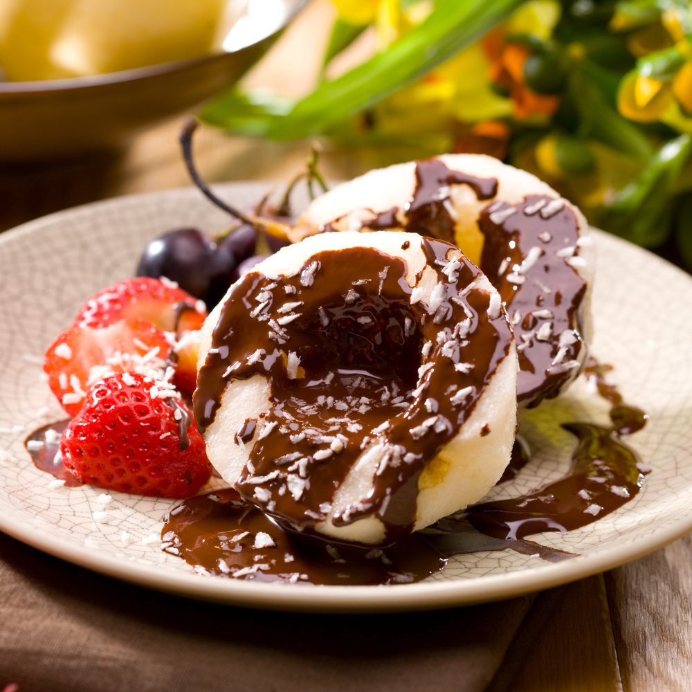 Savoureux dessert préparé avec des poires nashier bien fraîches.